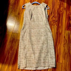 Calvin Klein tan and white dress only worn once